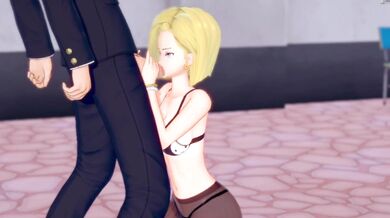 {DBZ} Android 18 gets fucked like a mindless slut {コイカツ!/3D Hentai}